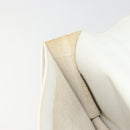 HERMES Sac Adepeche 27 Hand Bag Leather White Silver Auth 182041A-21