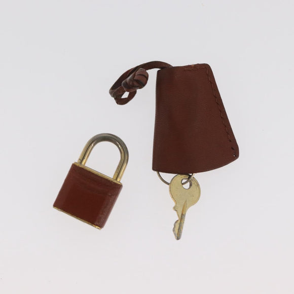 MCM Vicetos Logogram Handtas PVC Leer 2way Bruin Goud Auth 182043A