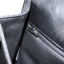 BALLY Hand Bag Leather Black Gold Auth 182045A-20