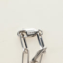 CELINE Necklace metal Silver Auth 182048M-10