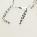 CELINE Necklace metal Silver Auth 182048M-4
