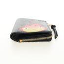 LOEWE Ghibli Collaboration Compacte Portemonnee Leer Zwart Goud Auth 182050SM-7