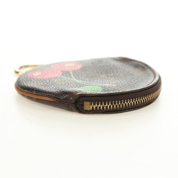 LOUIS VUITTON Monogram Cherry Porte Monnaie Ron Coin Purse M95043 Auth 182052V