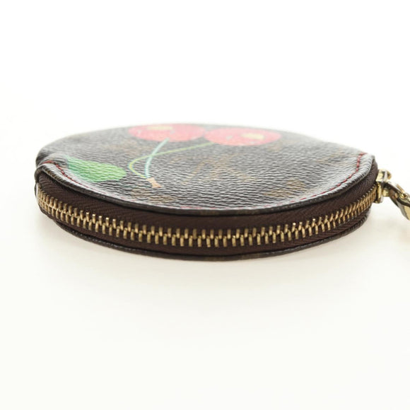 LOUIS VUITTON Monogram Cherry Porte Monnaie Ron Coin Purse M95043 Auth 182052V