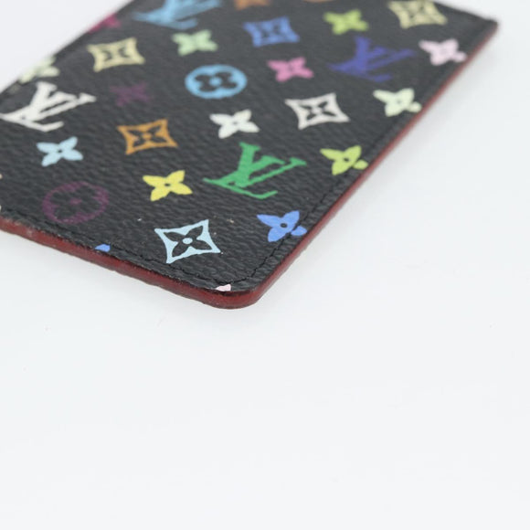 LOUIS VUITTON Monogram Multicolor Etui Miroir Spiegel Zwart M92651 Auth 182055A
