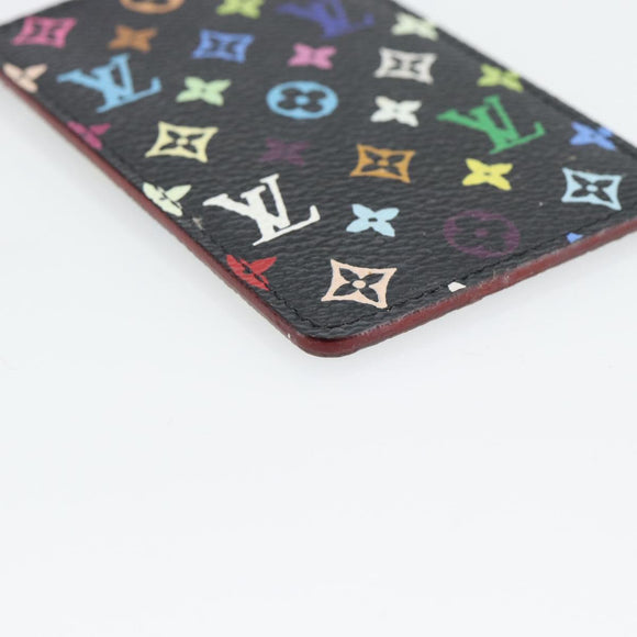 LOUIS VUITTON Monogram Multicolor Etui Miroir Spiegel Zwart M92651 Auth 182055A