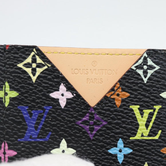 LOUIS VUITTON Monogram Multicolor Etui Miroir Spiegel Zwart M92651 Auth 182055A