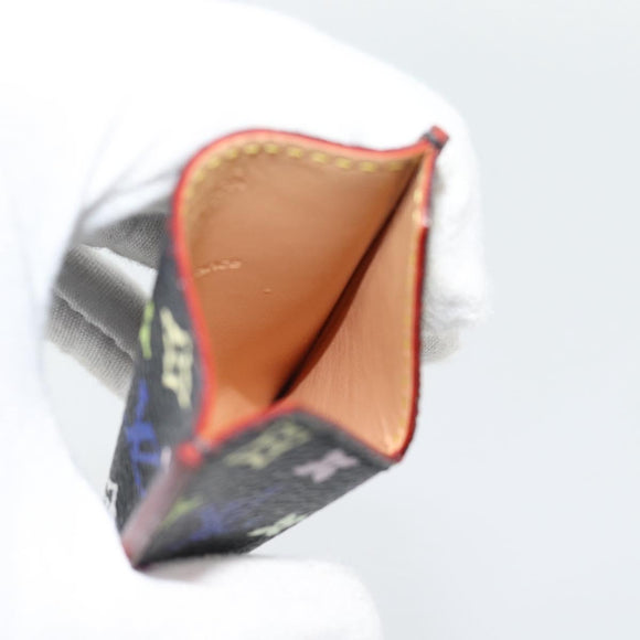 LOUIS VUITTON Monogram Multicolor Etui Miroir Spiegel Zwart M92651 Auth 182055A