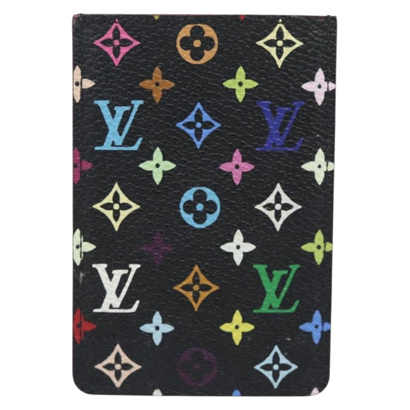 LOUIS VUITTON Monogram Multicolor Etui Miroir Spiegel Zwart M92651 Auth 182055A