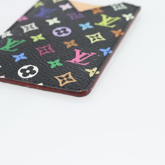 LOUIS VUITTON Monogram Multicolor Etui Miroir Spiegel Zwart M92651 Auth 182055A