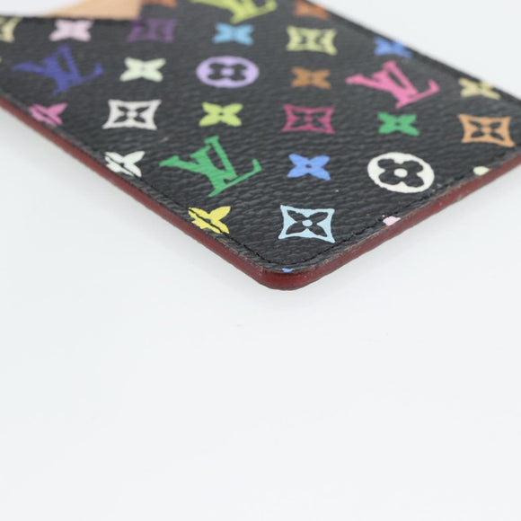 LOUIS VUITTON Monogram Multicolor Etui Miroir Spiegel Zwart M92651 Auth 182055A