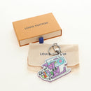 LOUIS VUITTON Monogram Comics Key Holder Purple MP3456 LV Auth 182056M-11