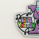 LOUIS VUITTON Monogram Comics Key Holder Purple MP3456 LV Auth 182056M-3