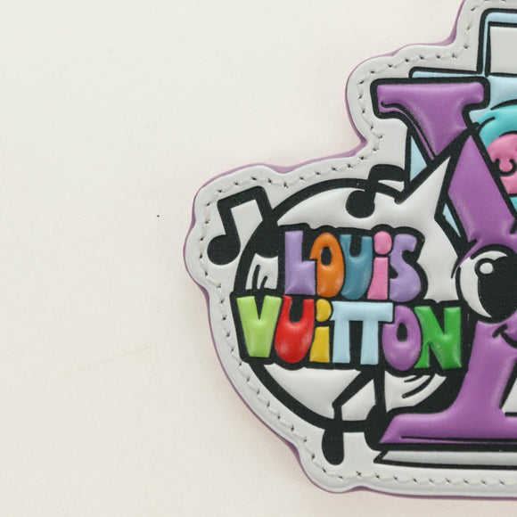 LOUIS VUITTON Monogram Comics Key Holder Purple MP3456 LV Auth 182056M