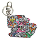 LOUIS VUITTON Monogram Comics Key Holder Purple MP3456 LV Auth 182056M-6