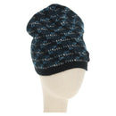 CHANEL Cap Tweed Navy CC Auth 182058M-1