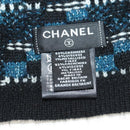 CHANEL Cap Tweed Navy CC Auth 182058M-10