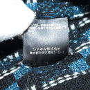 CHANEL Cap Tweed Navy CC Auth 182058M-12