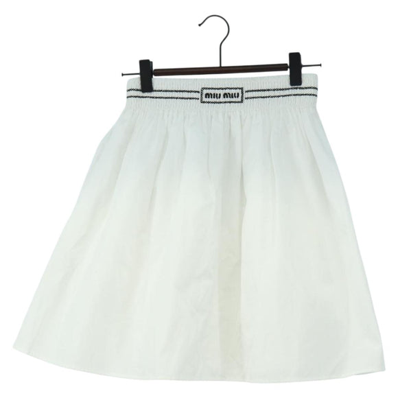 Miu Miu Rock Baumwolle Weiß Original 182059M
