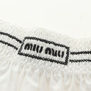 Miu Miu Rock Baumwolle Weiß Original 182059M-4