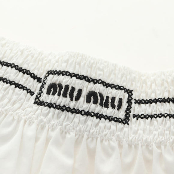 Miu Miu Rock Baumwolle Weiß Original 182059M