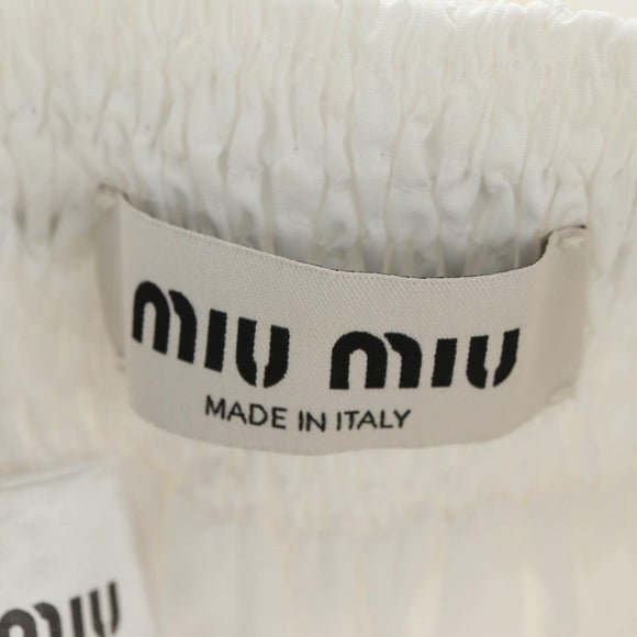 Miu Miu Rock Baumwolle Weiß Original 182059M