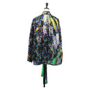 PRADA Blouse Silk Green Auth 182061M-2