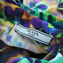 PRADA Blouse Silk Green Auth 182061M-8