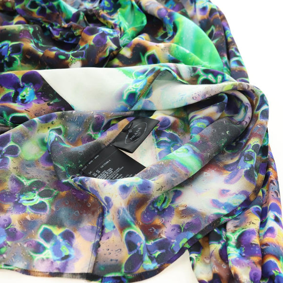 PRADA Blouse Silk Green Auth 182061M
