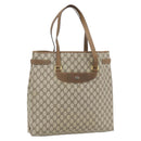 GUCCI GG Supreme Tote Bag PVC Beige Gold 39 02 061 Auth 182069-1