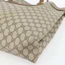 GUCCI GG Supreme Tote Bag PVC Beige Gold 39 02 061 Auth 182069-10