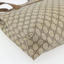 GUCCI GG Supreme Tote Bag PVC Beige Gold 39 02 061 Auth 182069-11