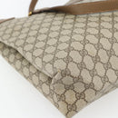GUCCI GG Supreme Tote Bag PVC Beige Gold 39 02 061 Auth 182069-13