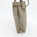 GUCCI GG Supreme Tote Bag PVC Beige Gold 39 02 061 Auth 182069-4