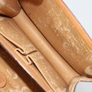 CELINE Macadam Canvas Hand Bag PVC Leather Brown Gold Auth 182076-22