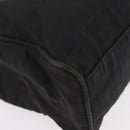 FENDI Zucca Canvas Handtasche Schwarz Silber Auth 182080-10