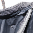 FENDI Zucca Canvas Handtasche Schwarz Silber Auth 182080-20