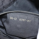 FENDI Zucca Canvas Handtasche Schwarz Silber Auth 182080-26