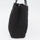 FENDI Zucca Canvas Handtasche Schwarz Silber Auth 182080-4