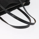 FENDI Zucca Canvas Handtasche Schwarz Silber Auth 182080-7