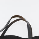 FENDI Zucca Canvas Handtasche Schwarz Silber Auth 182080-8