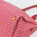 Miu Miu Tragetasche Canvas Gold Rot Orig. 182084A-10