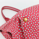 Miu Miu Tragetasche Canvas Gold Rot Orig. 182084A-11