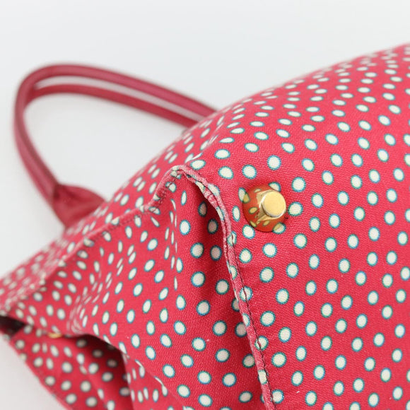 Miu Miu Tragetasche Canvas Gold Rot Orig. 182084A