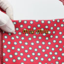 Miu Miu Tragetasche Canvas Gold Rot Orig. 182084A-14