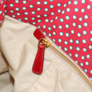 Miu Miu Tragetasche Canvas Gold Rot Orig. 182084A-19