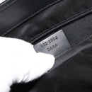 GUCCI GG Canvas Draagtas Zwart Zilver 002 1064 3444 Auth 182085A-12