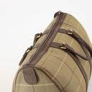 Burberrys Nova Check Boston Bag Canvas Beige Gold Auth 182091-6