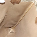 GUCCI GG Supreme Web Sherry Line Tote Bag PVC Beige Red Green Auth 182092-18