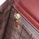 CELINE Handtasche Leder Braun Gold Auth 182104-20